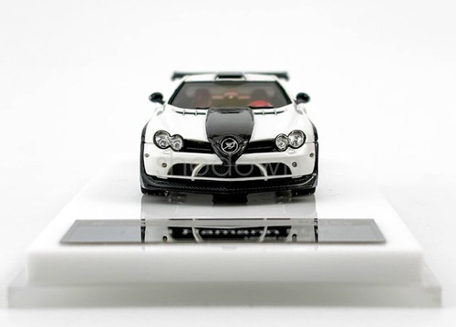 Modellino VMB scala 1:64 bianco per Benz SLR Hamann Coupè Racing Sport resina pressofusa - Foto 5 di 7