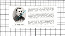 Mawsdley Brooke Lowestoft Suffolk / Thomas Miles Braithwaite  -1911 Clipping
