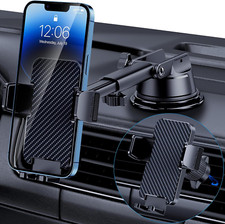 Phone Holder Car Military Grade Suction Ultra Strong Base Cell Phone Car Holde