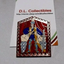 Disney Beauty and the Beast Stained Glass Windows of Love Prince Adam Pin