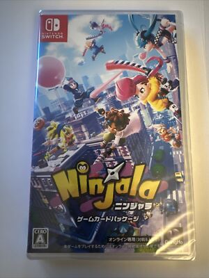 Ninjala Brand New Sealed Rare US Seller Game Card Package Nintendo Switch  CIB