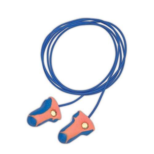 Tapones para los oídos con cable de espuma detectable naranja y azul Howard Leight LT-30, - Imagen 1 de 1