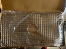 Rear Drain Sink Bottom Grid Protector 29.5  X 15.5  Serene Valley Stainless Steel