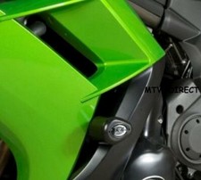 KAWASAKI ER-6F 2012 > 2016 R&G AERO CRASH BUNGS / FRAME SLIDERS BOBBINS