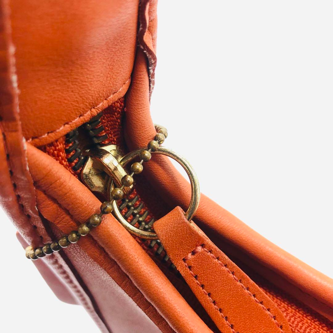 バッグ OLD COACH ergo one shoulder bag orange OLD COACH Ergo 9020 One Shoulder Hobo Bag Orange Vintage