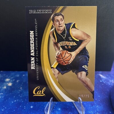 2015 Panini California Gold #24 Ryan Anderson /25 Cal Berkeley SP