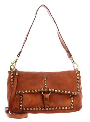 CAMPOMAGGI Crossbody Bag Umhängetasche Tasche Cognac terracotta Neu