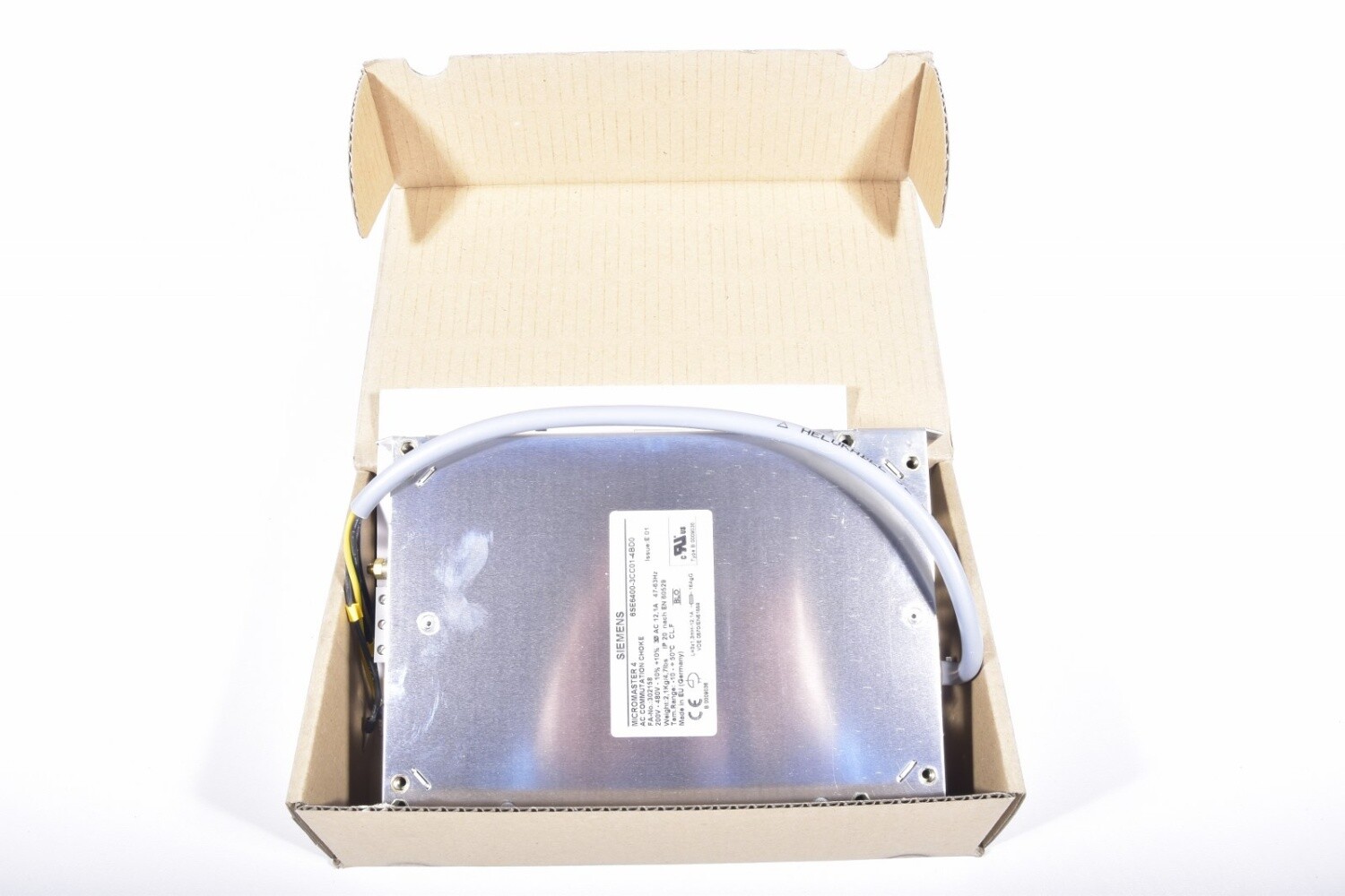 Siemens, 6SE6400-3CC01-4BD0, Micromaster 4 AC Commutation Choke E 1 - NEW