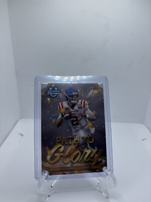 2024 Bowman Chrome U Path to Glory Jaxson Dart Ole Miss QB   