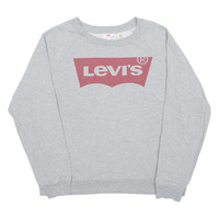 LEVI'S Womens Sweatshirt Grey S