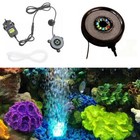 LED Bubble Air Stone Light for Fish Tank Aquarium Decoration Air Stone♋