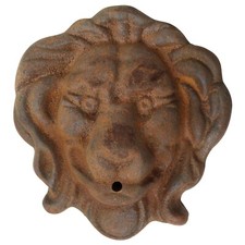 Testa di leone decorazione ferro fontana a muro gargoyle figura e