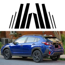 10 Stück Fenster Säulenpfosten Aufkleber Schwarz Für Subaru Crosstrek XV 18–2023