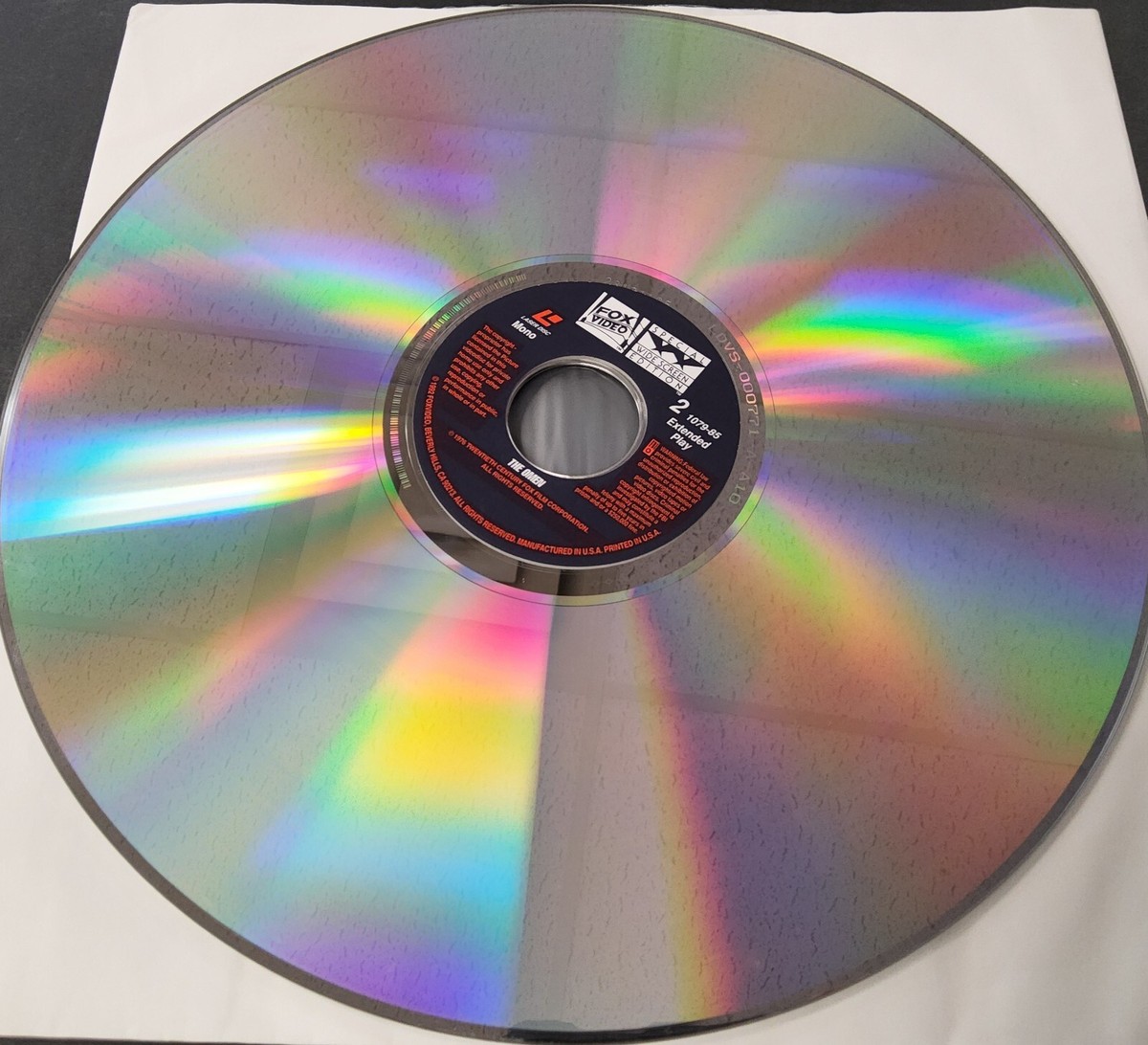 The Omen (1976 Film) Laserdisc NTSC Horror Gregory Peck Lee Remick