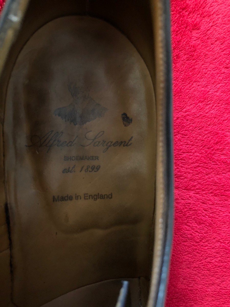 Alfred Sargent Made in England Chatsworth Black Calf Captoe Alfred Sargent Made in England Chatsworth Black Calf Captoe
