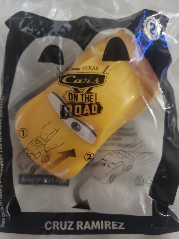 NEW McDonald's Happy Meal Toy CRUZ RAMIREZ #2 Cars On The Road  Free Shipping