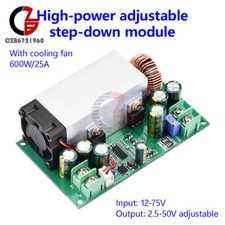 DC-DC DC Adjustable Step-down Buck Converter Module 12V-75V to 5V24V48V 600W 25A