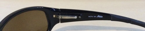 Hobie Napa Polarized Black Wrap Sunglasses Brown Lenses 64 16 120 - Picture 5 of 5
