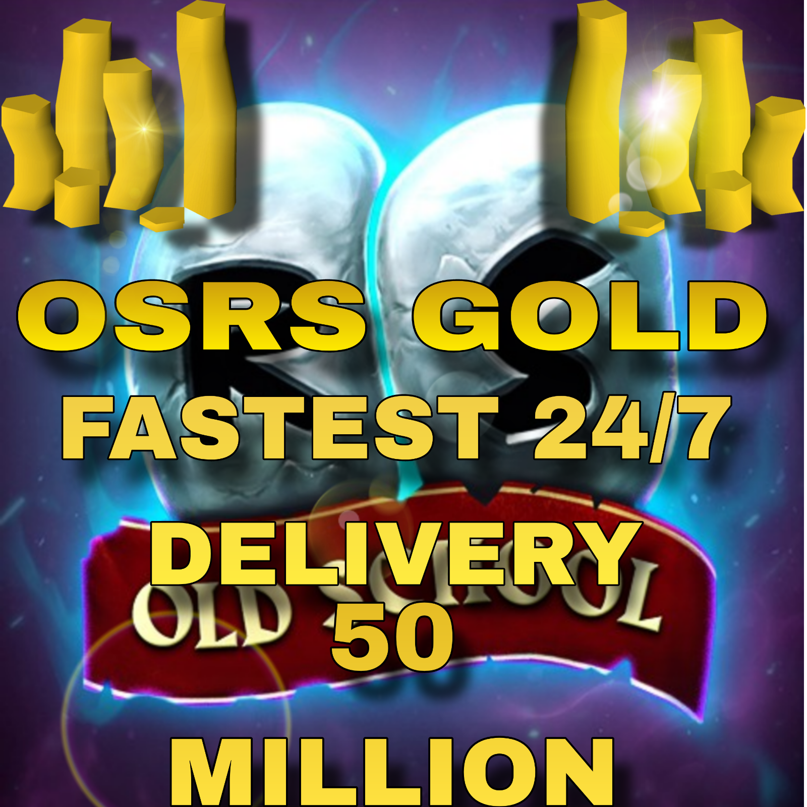 OSRS GP 50M 💰 Old School Runescape Gold💰15 min Delivery, 24/7🚛 |