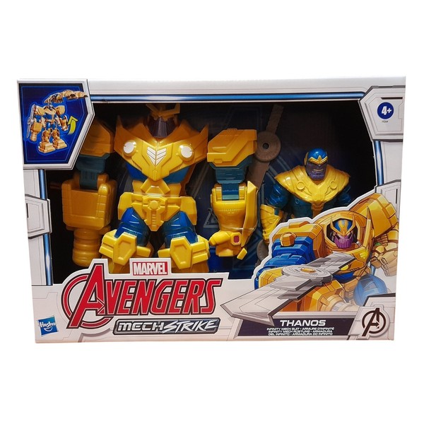 Marvel Actionfigur Thanos Avengers Mech Strike Infinity Mech RüStung Hasbro F026-image