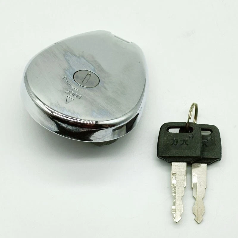 Fuel Gas Tank Cap Cover Keys for Kawasaki EL250 Eliminator 250SE 1988-1990/94-96 - Imagem 3 de 4