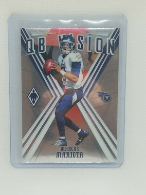 Marcus Mariota 2019 Panini Phoenix Football - QB Vision - Tennessee Titans