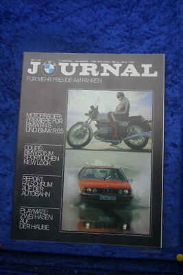 BMW Journal 4/78 (B) BMW 635 CSI BMW R 45 R 65