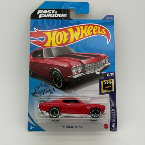 Hot Wheels '70 Chevelle SS 2021 rouge - 1:64 #236/250