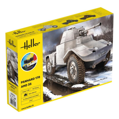 Heller Bausatz 35325 - STARTER KIT Radpanzer Panhard 178 1:35