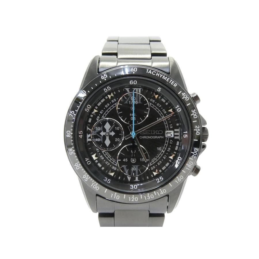 Seiko 7T92-0DW0 Sword Art Online Chronograph Date Quartz Mens Watch Very Good image 5