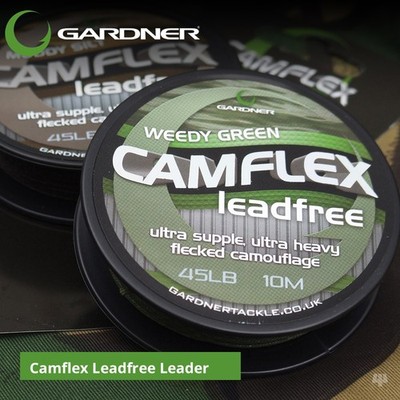 Gardner Tackle Camflex Bleifreies Vorfach - Karpfen Barbe Wels Friedfisch Angelschnur