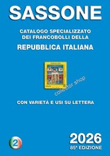 SASSONE SPECIALIZZATO VOLUME 2 2026 CATALOGO PER FRANCOBOLLI REPUBBLICA ITALIANA