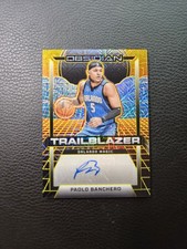 2024-25 Obsidian Paolo Banchero #TA-PBO Electric Etch Molten Mojo Flood 5/5 Auto