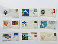 Nederlandse Dutch Antillen - First Day Cover – 9 different from 1962-68, VF