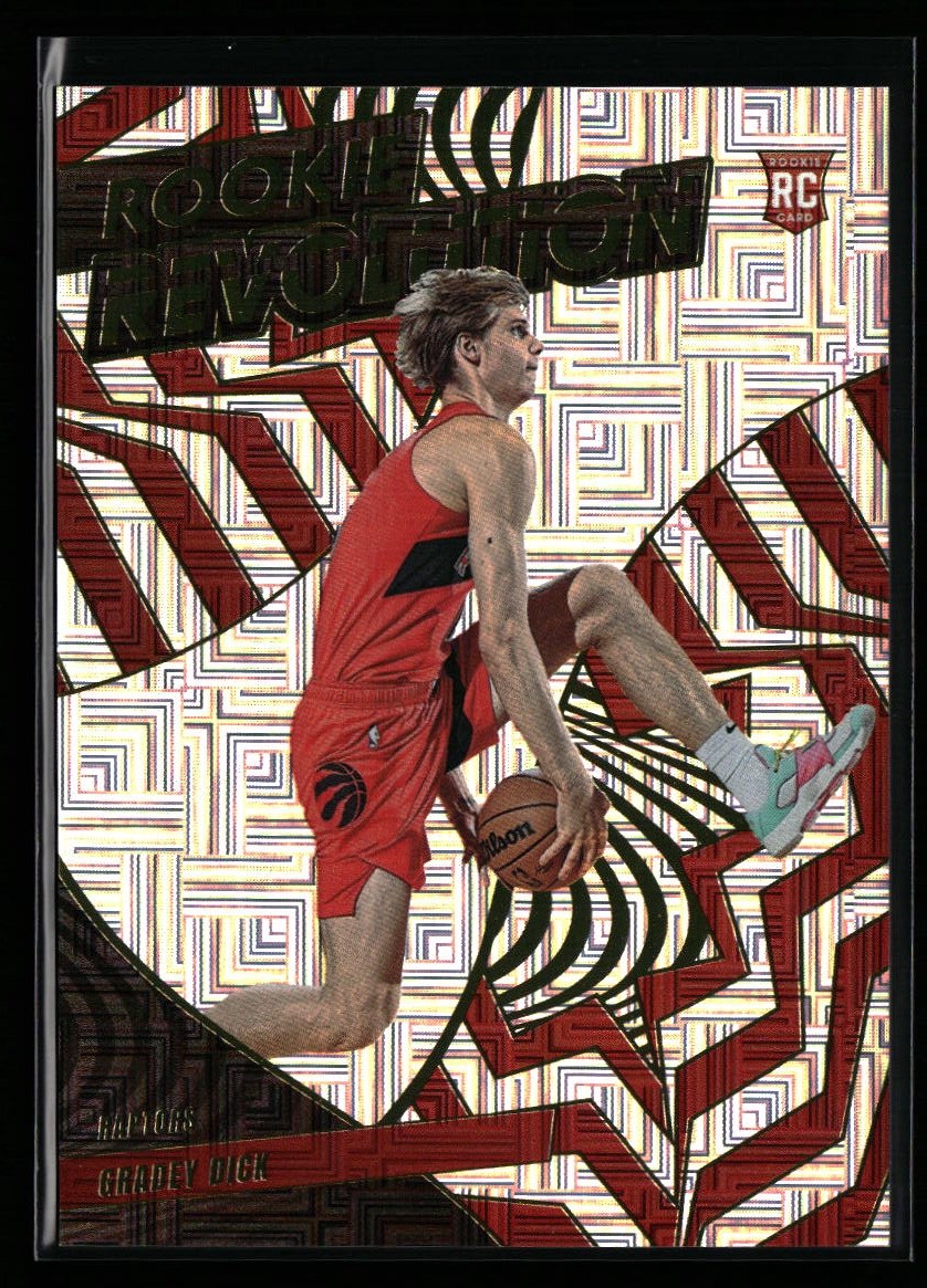 Gradey Dick 2023-24 Panini Revolution #3 Rookie Revolution Levels Raptors RC