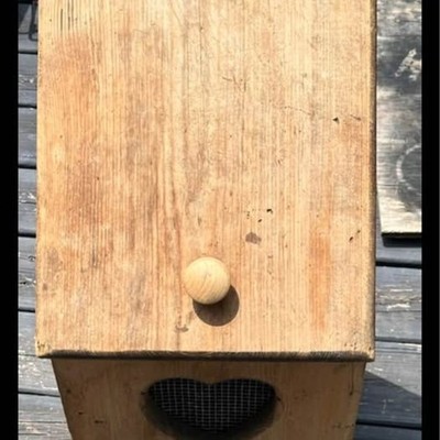 Vintage Wooden Potato/Onions Storage Bin