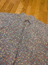 VINTAGE Reyn Spooner Large Mini Floral Aloha Shirt MADE IN HAWAII Commemorative