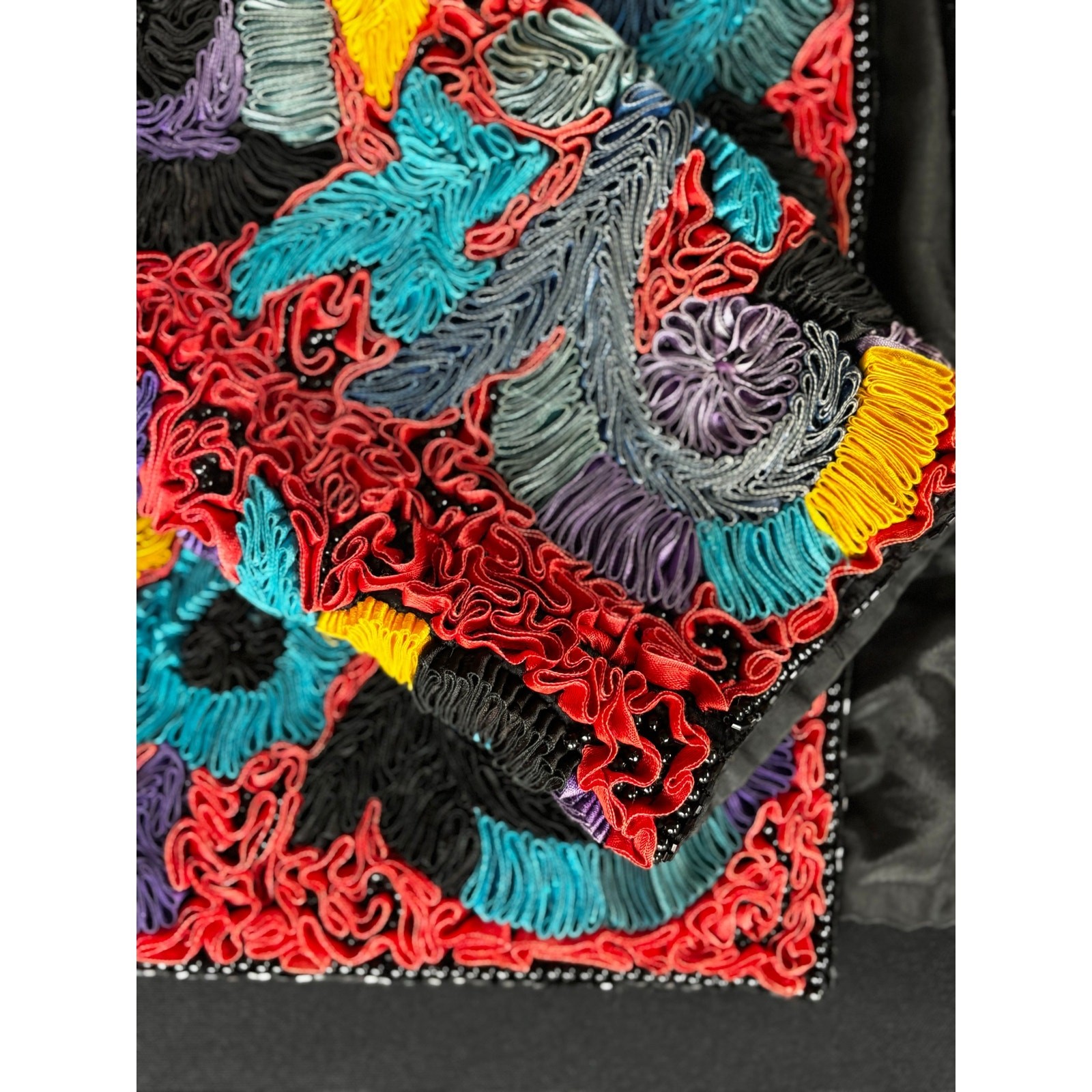 Vintage Cache Silk Art Jacket - image 2