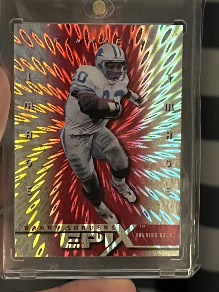 BARRY SANDERS 📈SSP LIJADORAS VARIANTE ROJA ULTRA RARAS🐐🔥Grado IT👀💎💯💴 Foto 2 de 4