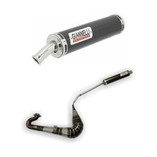 Complete Giannelli Exhaust Street 2T Derbi 125 GPR Nude 2004-2007