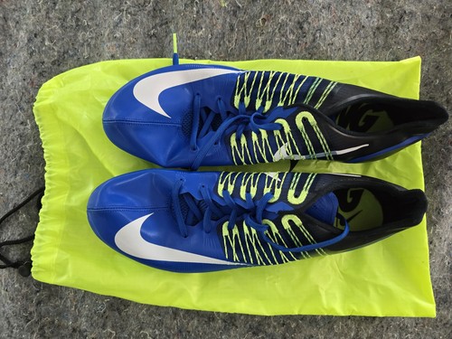 Nike Zoom Celar Track Running Sprint Spikes Blue  629226-413 Mens Flywire