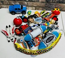 Reseller’s 4 Pound Toy Lot With Mixed Characters, Brands, Types Toys, Sold AS/IS