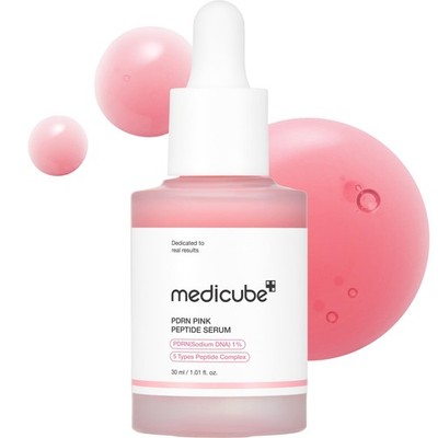 medicube Salmon DNA PDRN Pink Peptide Serum, glow 30 ml (1er Pack) 