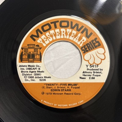 Edwin Starr   25 Miles / Funky Music Sho Nuff Turns Me On 7'' Single US Motown