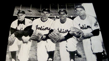 Original Sept. 19, 1954 Cleveland Indians Infield Press Photo -MINT