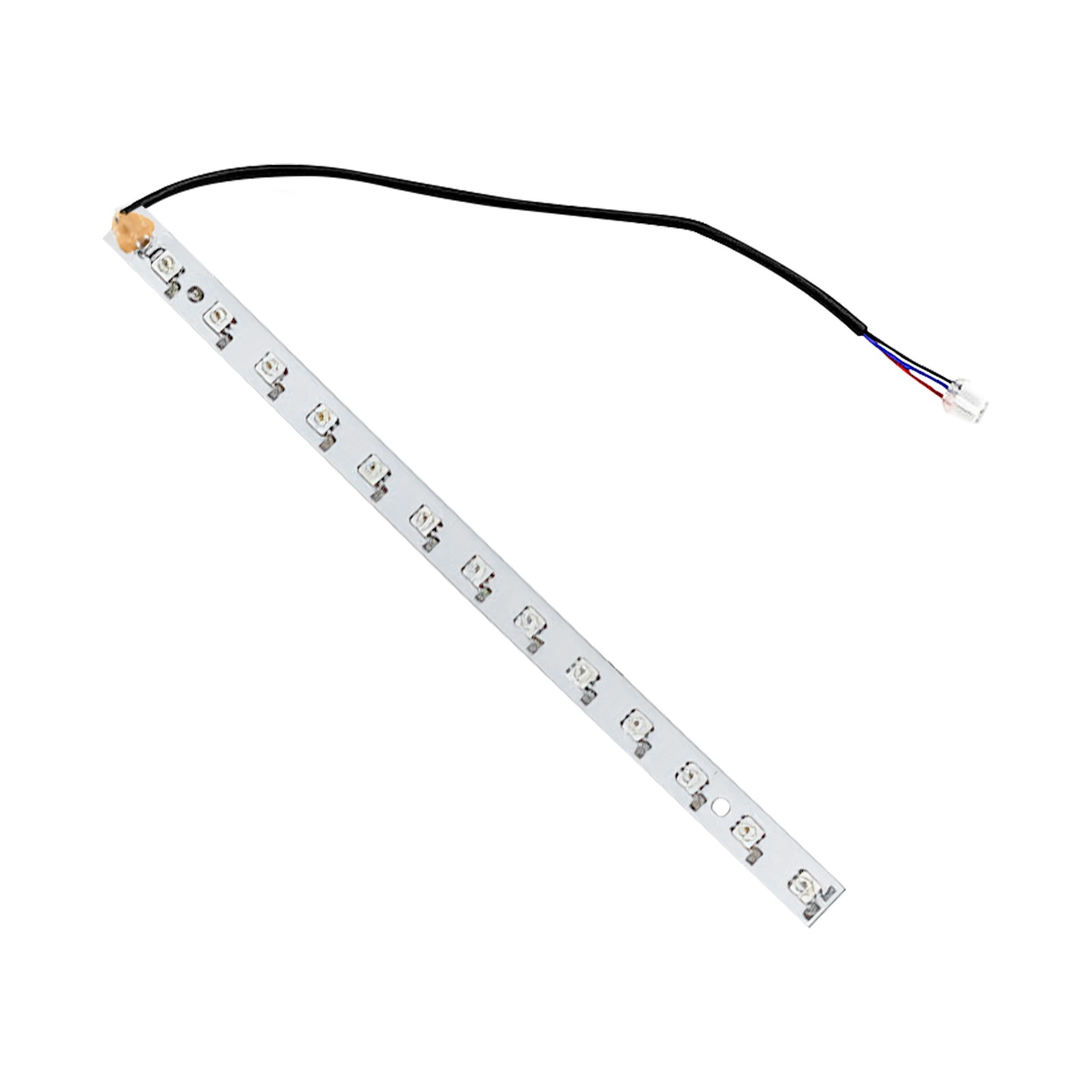 Éclairage LED gauche pour deck Dualtron Achilleus en silicone noir