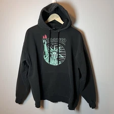 Thrasher Liberty Goat Hoodie Men’s L Black Sweatshirt Skateboard Magazine