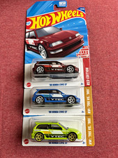 Hot Wheels 90 Honda Civic Ef 3-car Lot Red Edition Hw 70s Vs 90s 164 Hot Wheels 90 Honda Civic Ef 3-car Lot Red Edition Hw 70s Vs 90s 164
