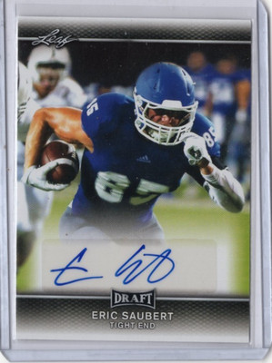 ERIC SAUBERT NCAA Drake 2017 Leaf Draft RC Auto #A-ES1 Card