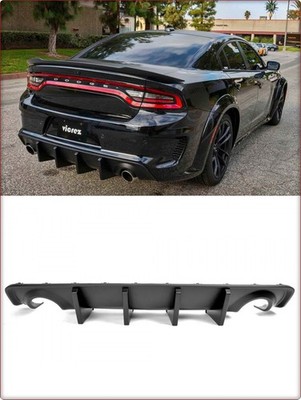 HECKDIFFUSOR / HINTEN DIFFUSOR FÜR DODGE CHARGER 2020 - 2023 WIDE BODY / MATT